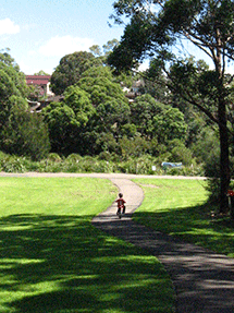 bike ride @ Moore Reserve